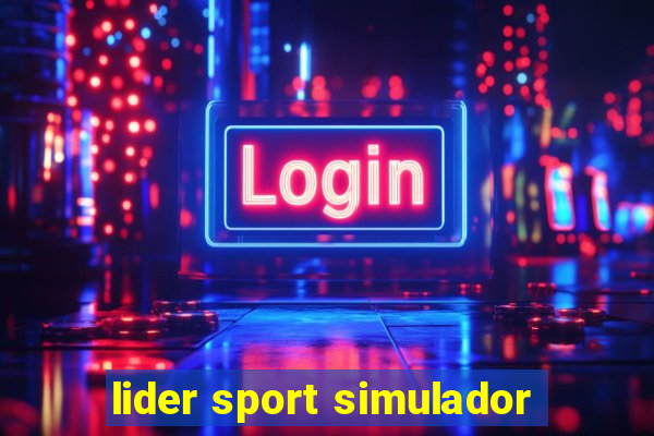 lider sport simulador